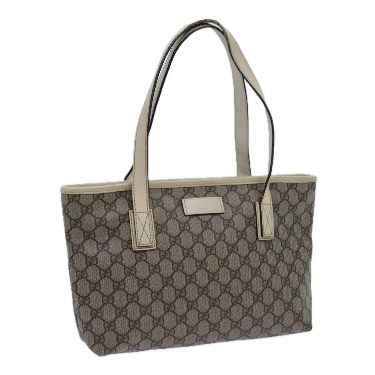 GUCCI GG Canvas Tote Bag Coated Canvas Beige 72524