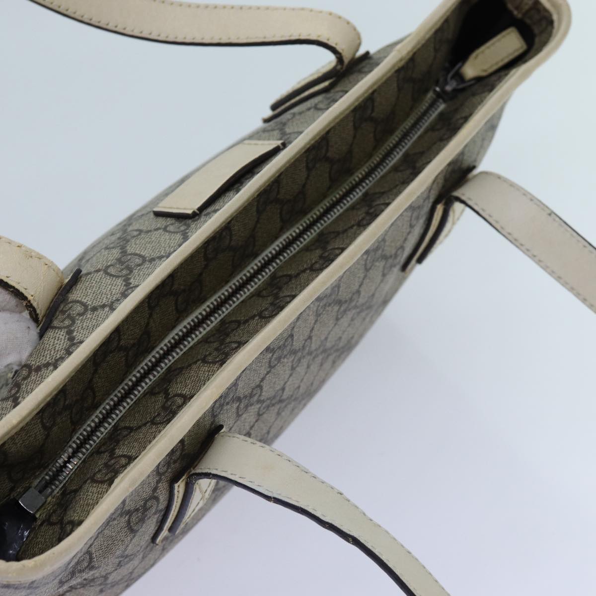 GUCCI GG Canvas Tote Bag Coated Canvas Beige 72524