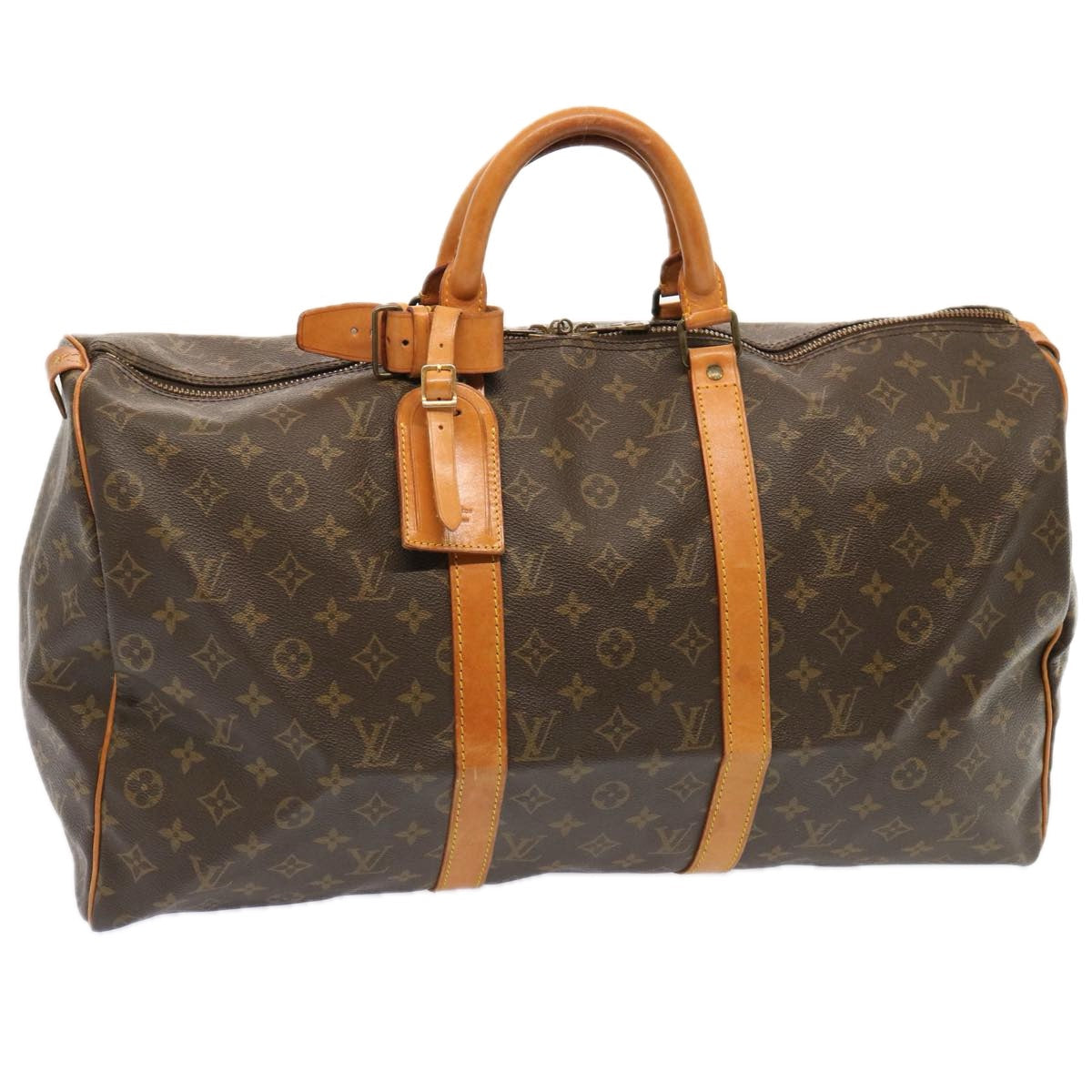 LOUIS VUITTON Monogram Keepall 50 Boston Bag M41426 LV 72538