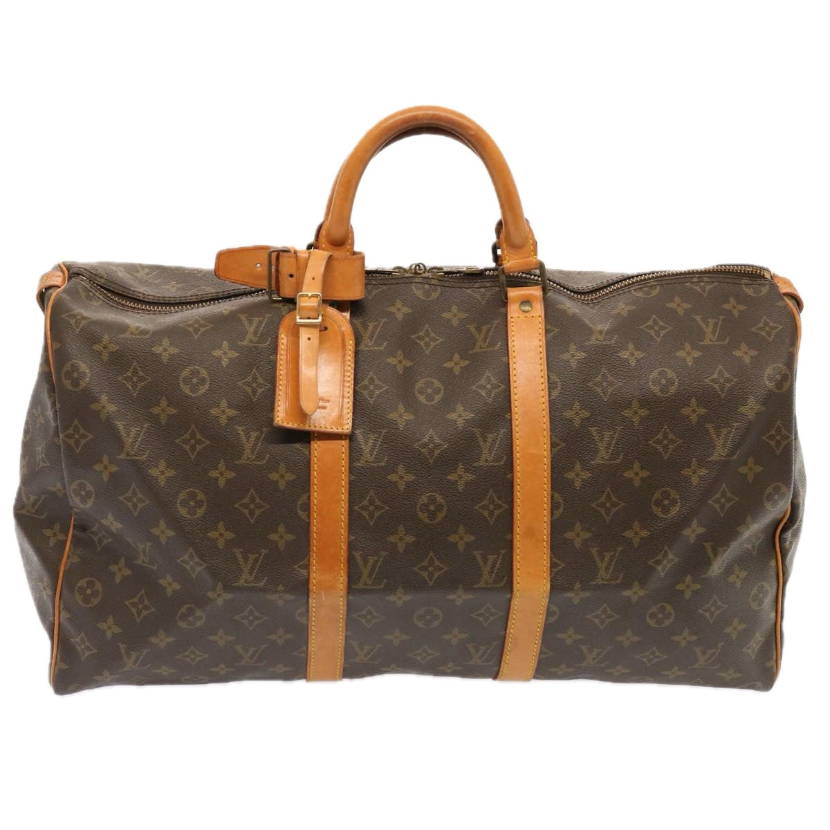 LOUIS VUITTON Monogram Keepall 50 Boston Bag M41426 LV 72538