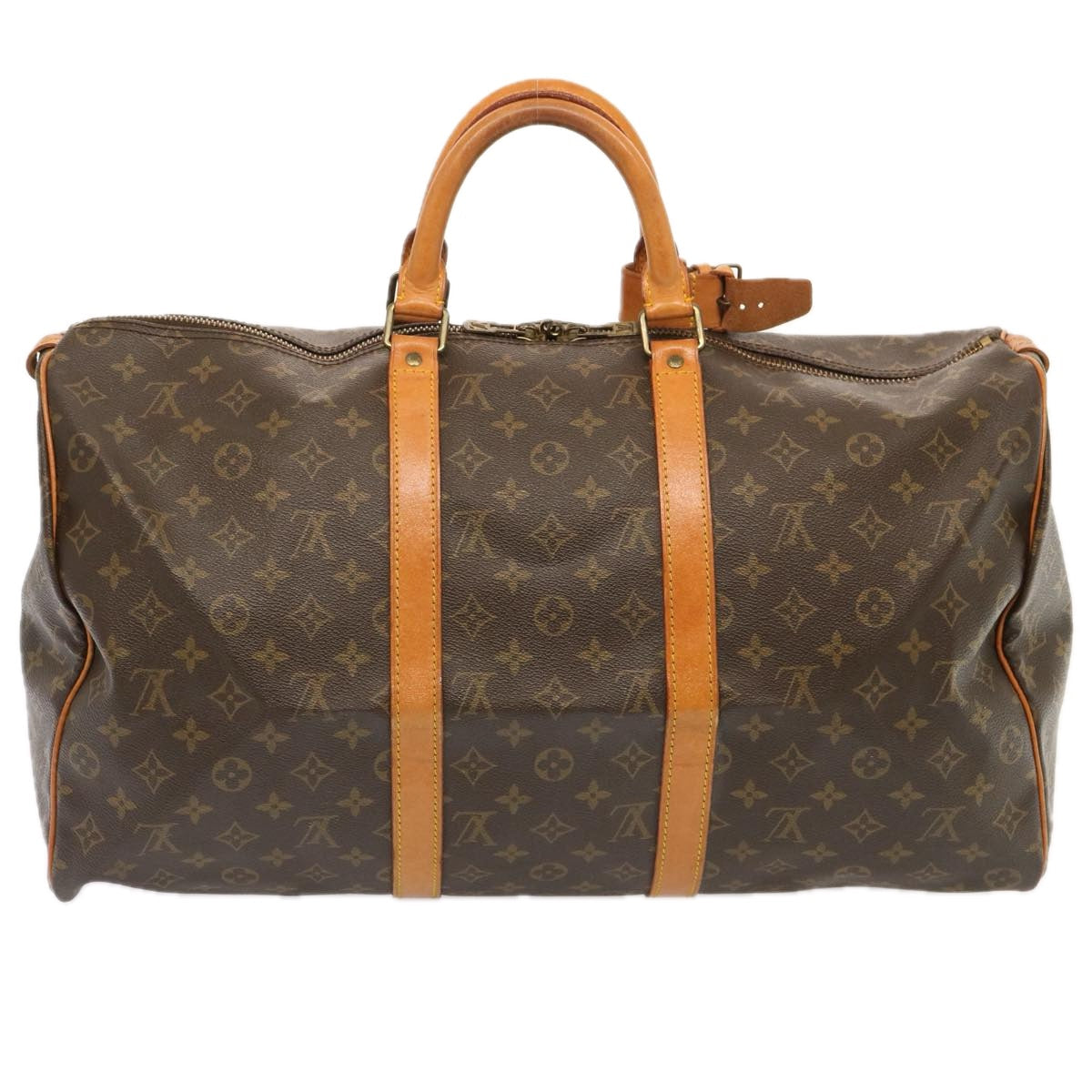 LOUIS VUITTON Monogram Keepall 50 Boston Bag M41426 LV 72538