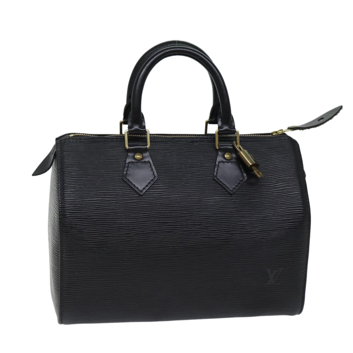 LOUIS VUITTON Epi Speedy 25 Hand Bag Black M43012 LV 72561