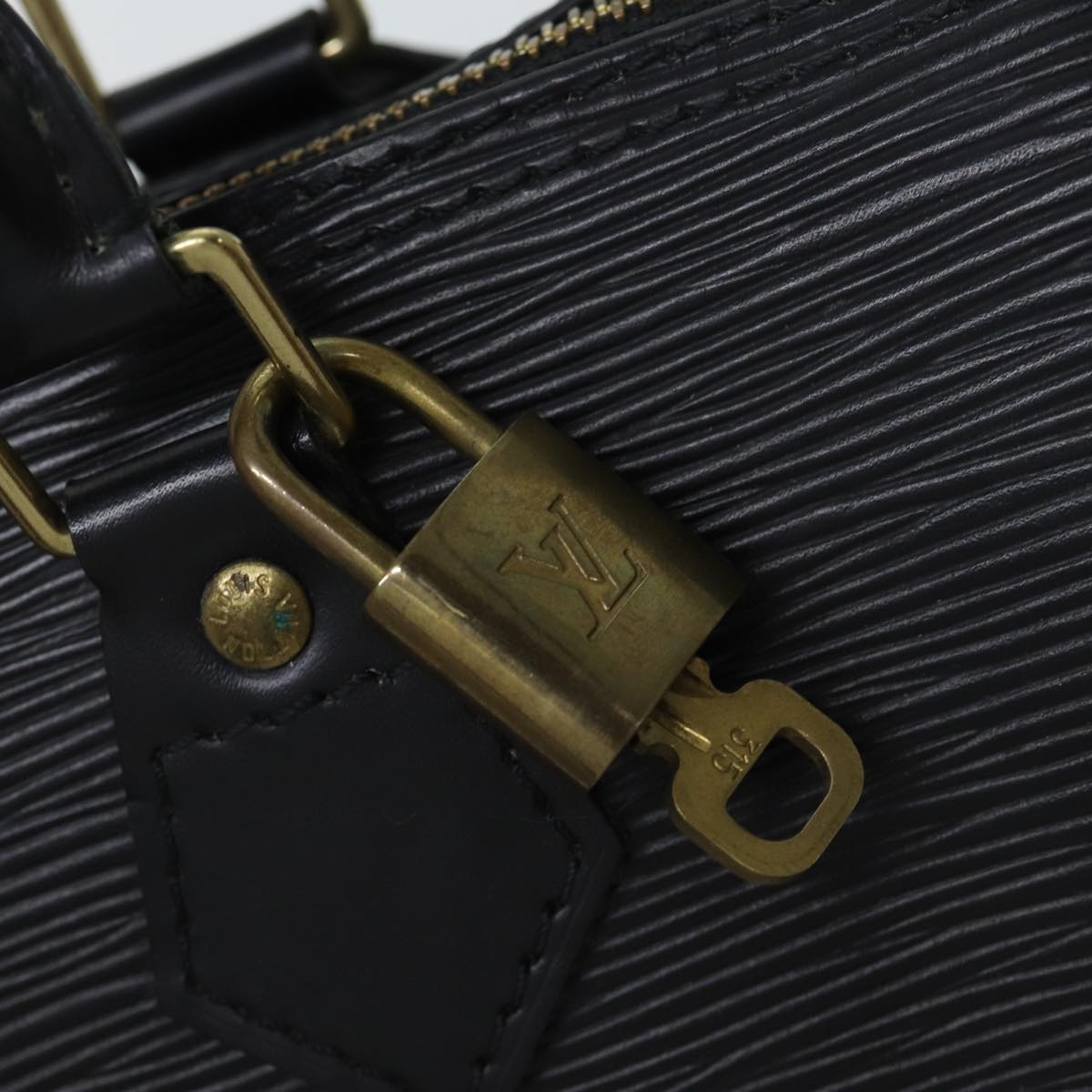 LOUIS VUITTON Epi Speedy 25 Hand Bag Black M43012 LV 72561