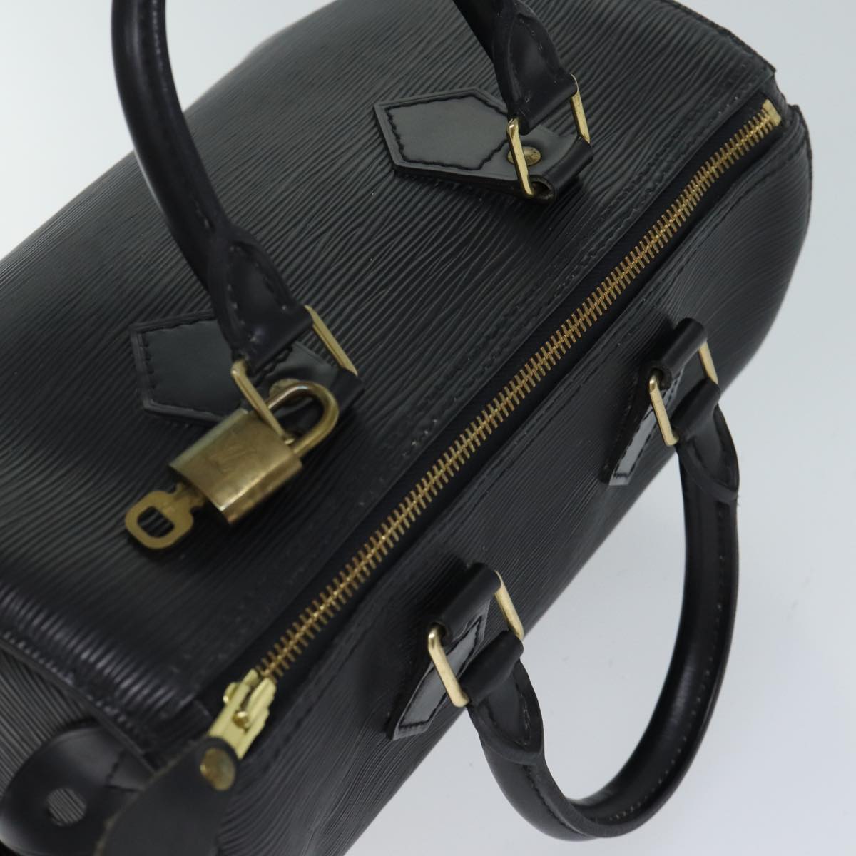 LOUIS VUITTON Epi Speedy 25 Hand Bag Black M43012 LV 72561
