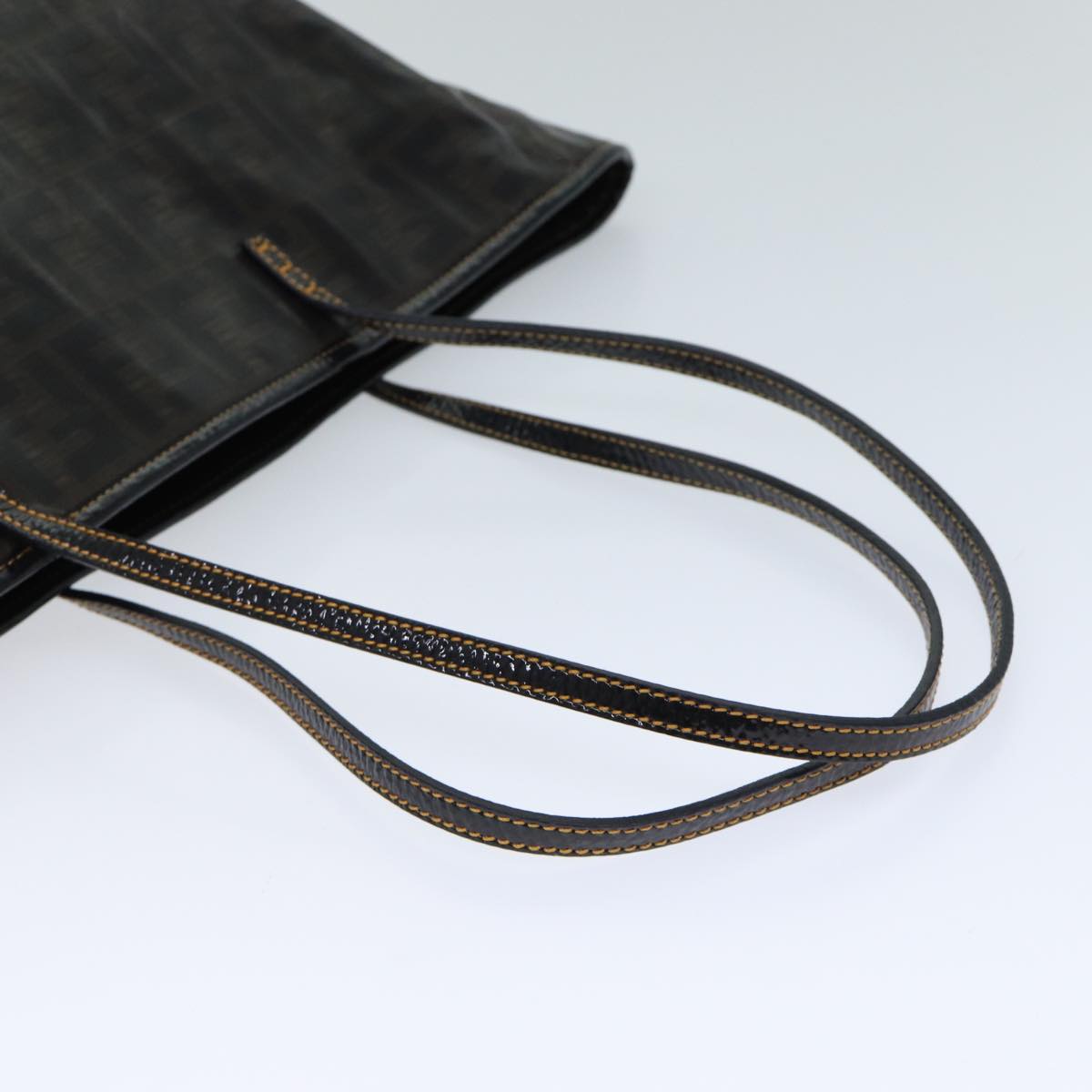FENDI Zucca Canvas Tote Bag Coated Canvas Brown 72588