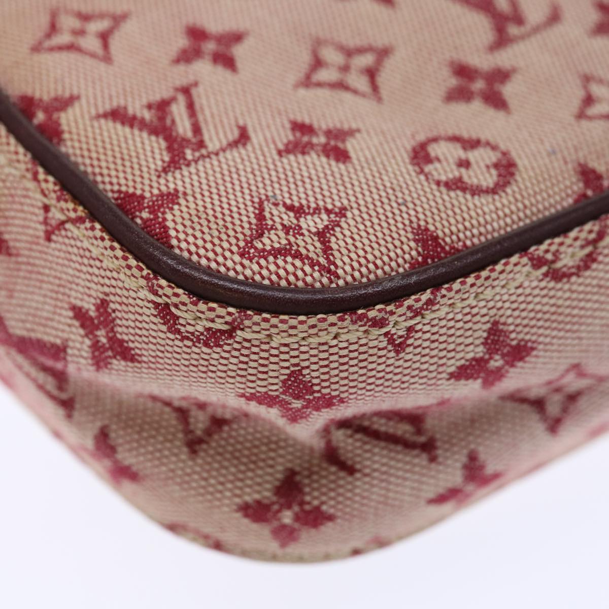 LOUIS VUITTON Monogram Mini Juliet MM Shoulder Bag Red M92219 LV 72590