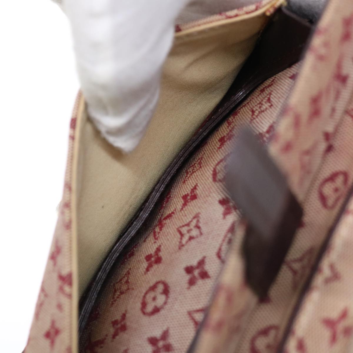LOUIS VUITTON Monogram Mini Juliet MM Shoulder Bag Red M92219 LV 72590