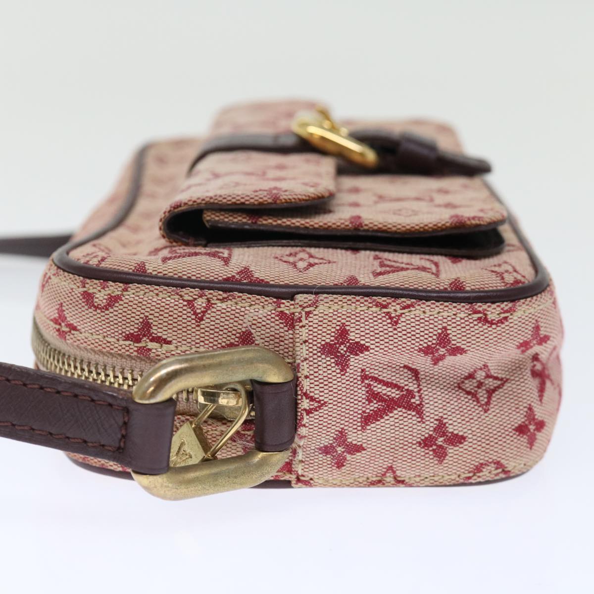 LOUIS VUITTON Monogram Mini Juliet MM Shoulder Bag Red M92219 LV 72590