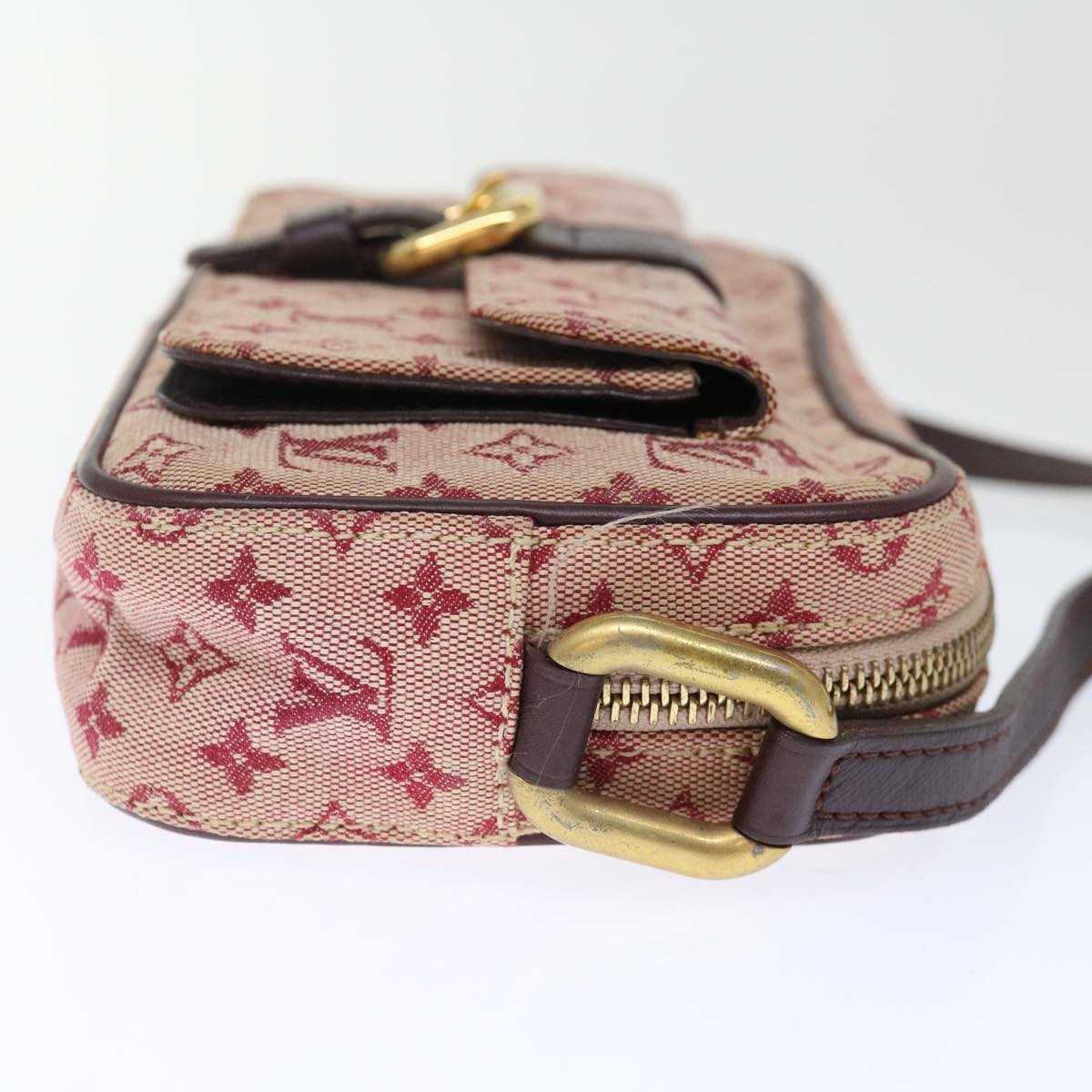 LOUIS VUITTON Monogram Mini Juliet MM Shoulder Bag Red M92219 LV 72590