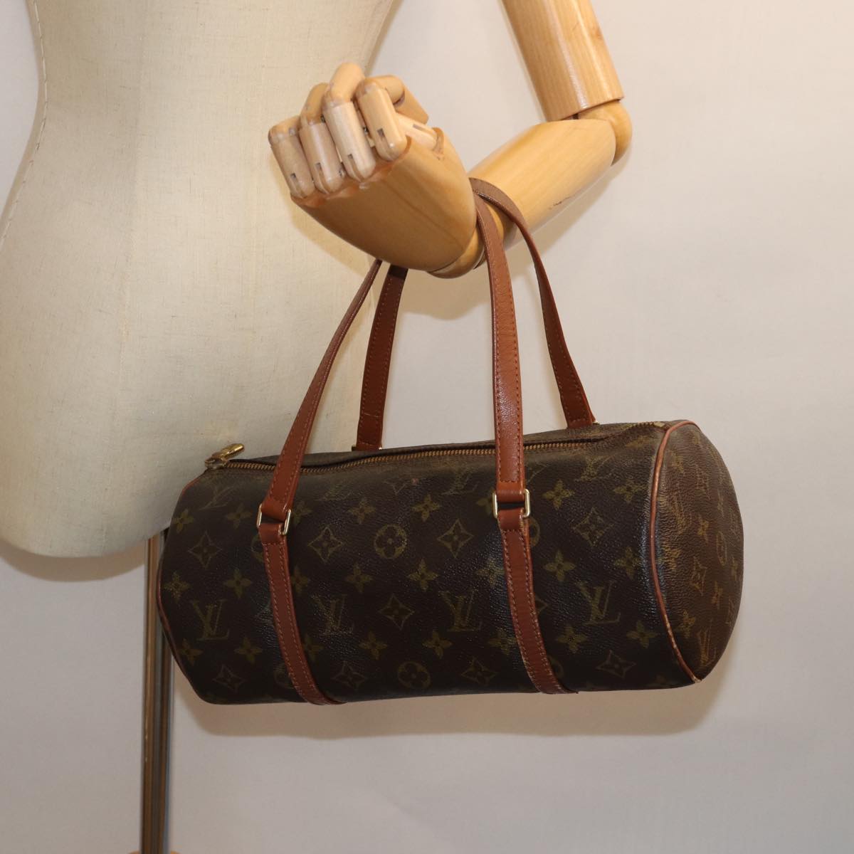 LOUIS VUITTON Monogram Papillon 30 old model Hand Bag Vintage M51365 72595