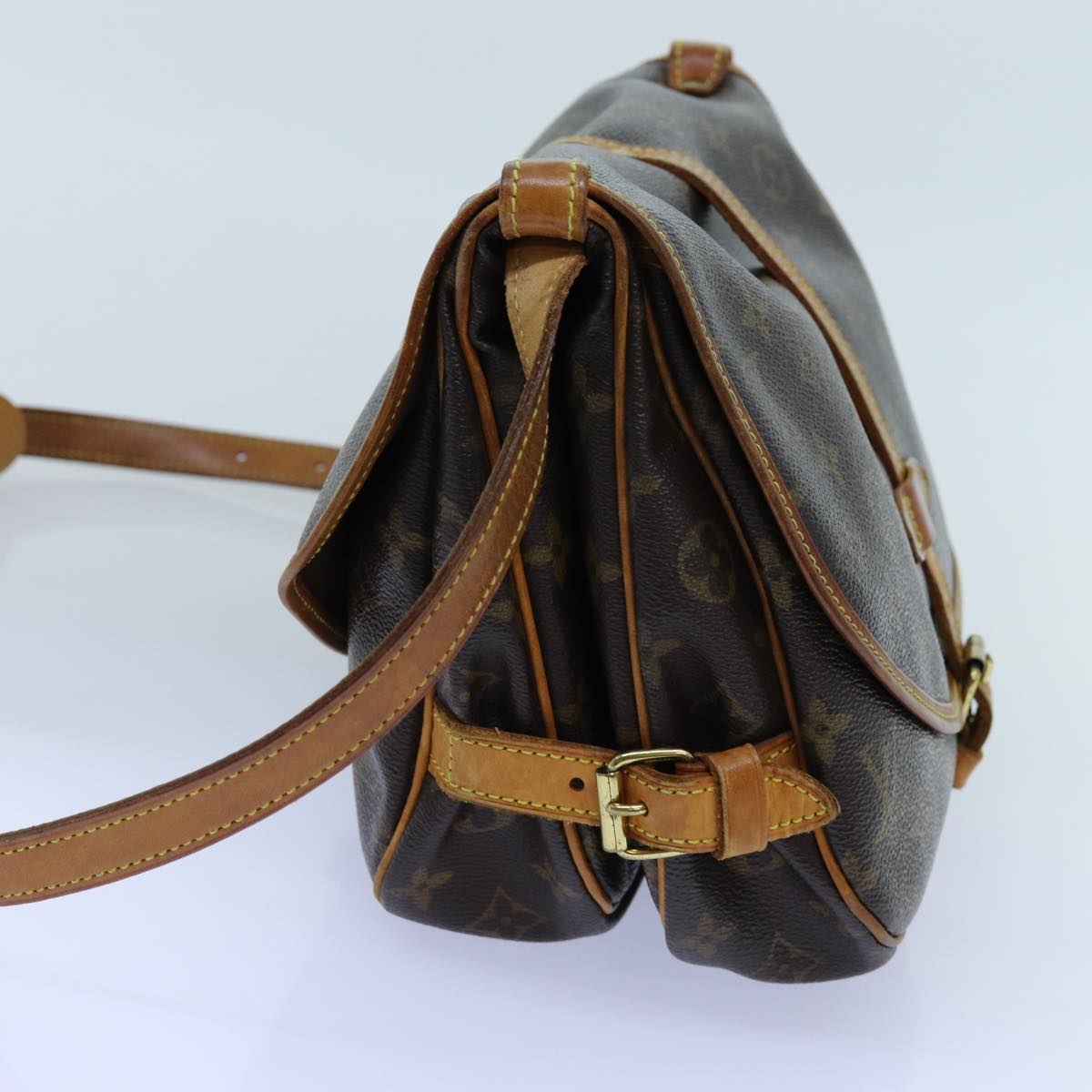 LOUIS VUITTON Monogram Saumur 30 Shoulder Bag M42256 LV 72604