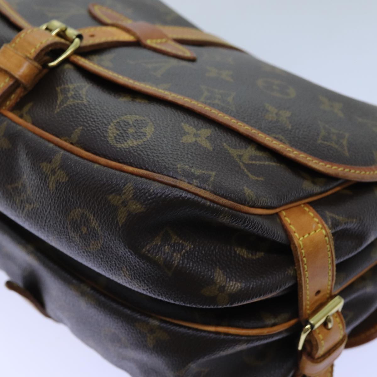 LOUIS VUITTON Monogram Saumur 30 Shoulder Bag M42256 LV 72604