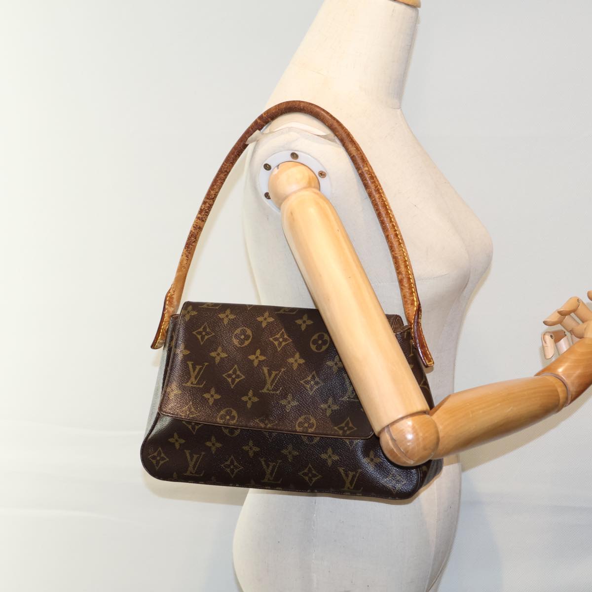 LOUIS VUITTON Monogram Mini Looping Shoulder Bag M51147 LV 72607