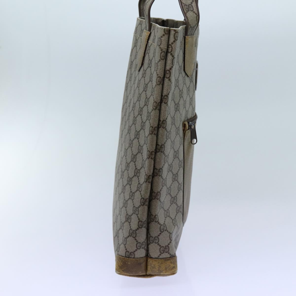 GUCCI GG Canvas Tote Bag PVC Beige 72633