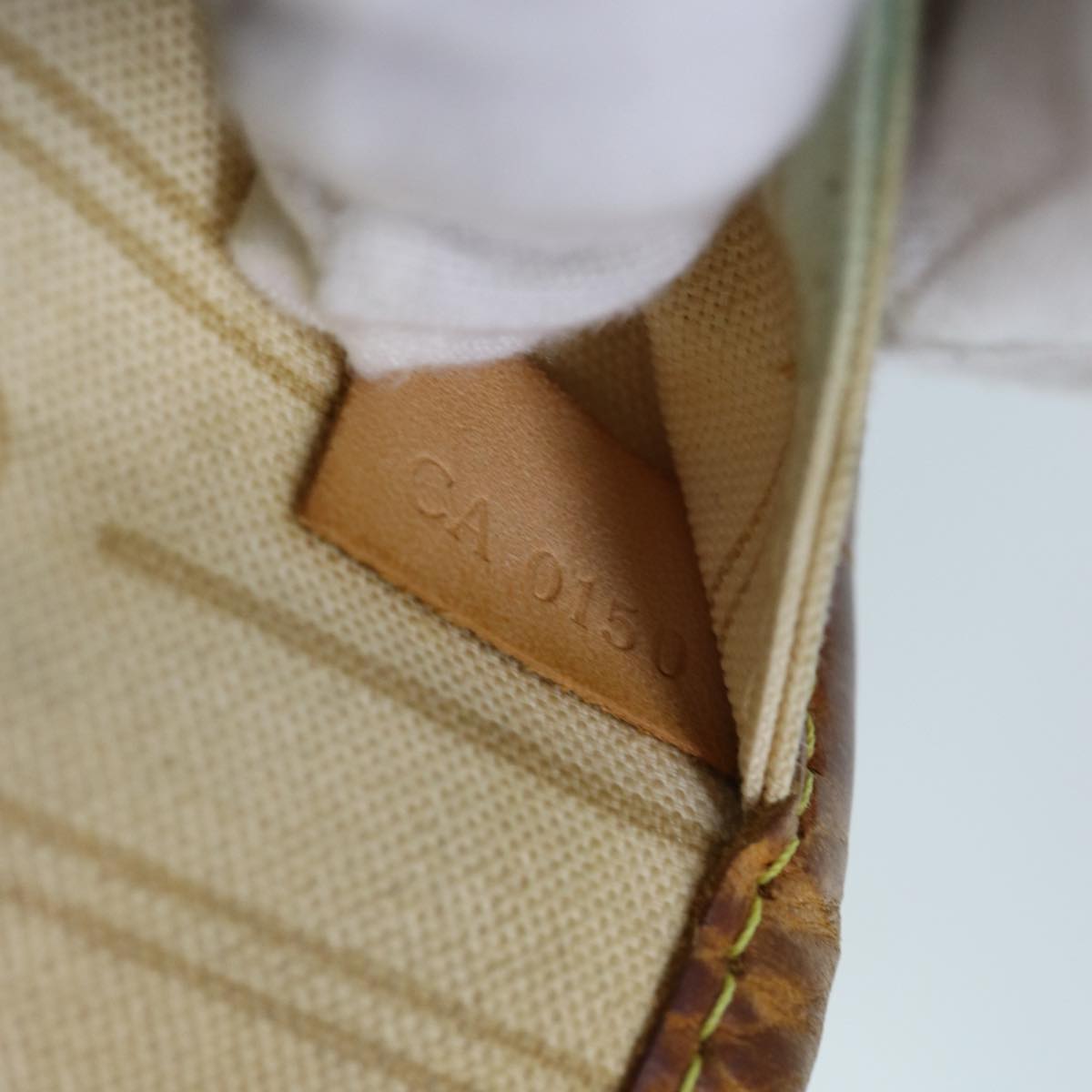 LOUIS VUITTON Damier Azur Neverfull MM Tote Bag N41605 LV 72659