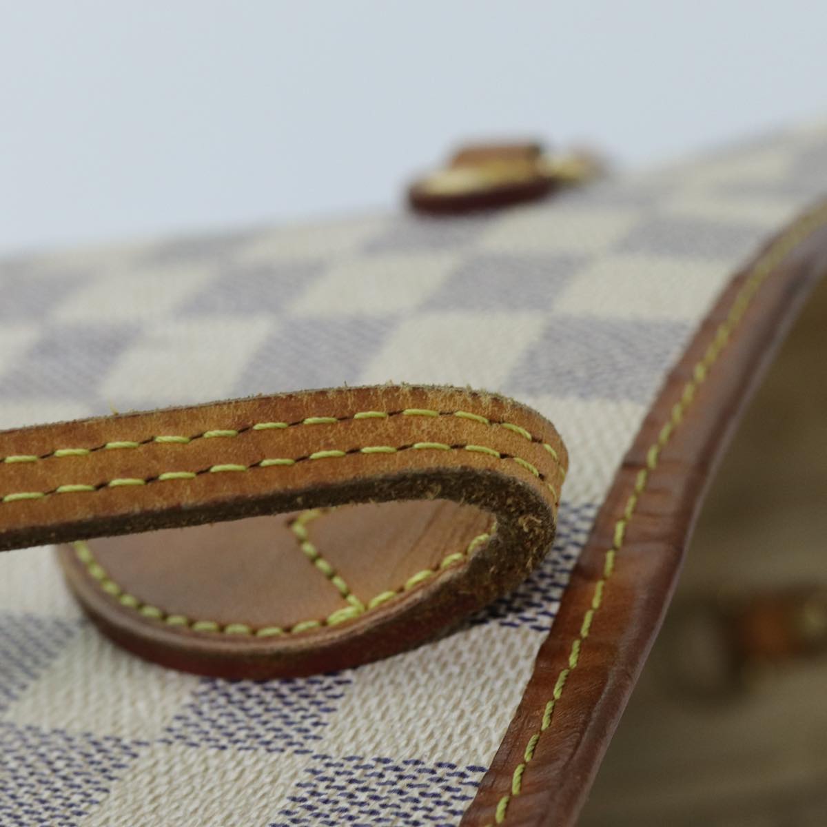 LOUIS VUITTON Damier Azur Neverfull MM Tote Bag N41605 LV 72659