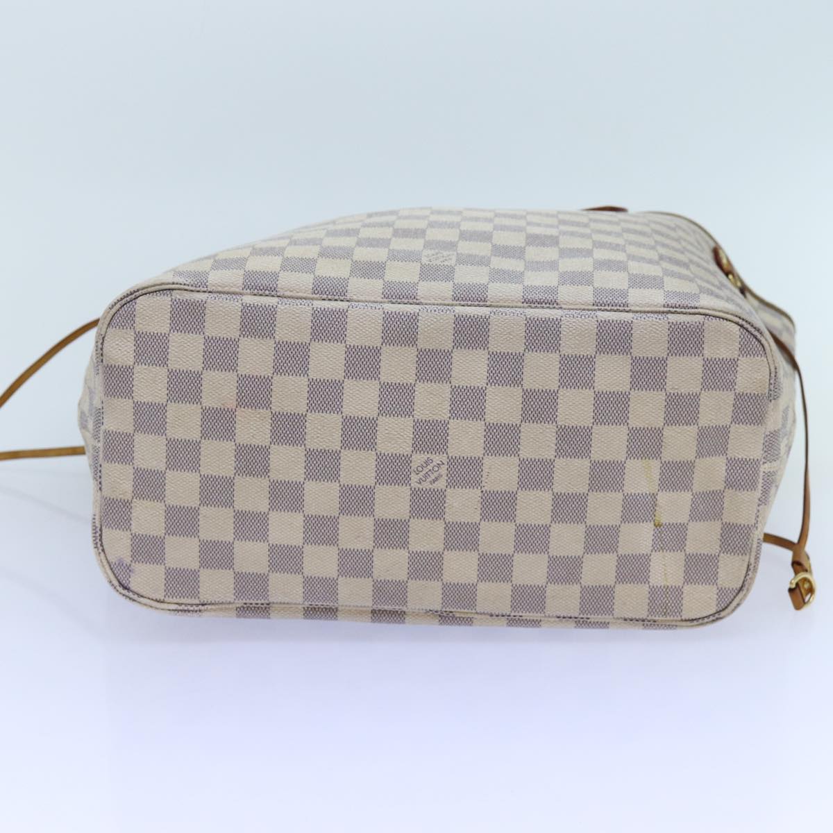 LOUIS VUITTON Damier Azur Neverfull MM Tote Bag N41605 LV 72659