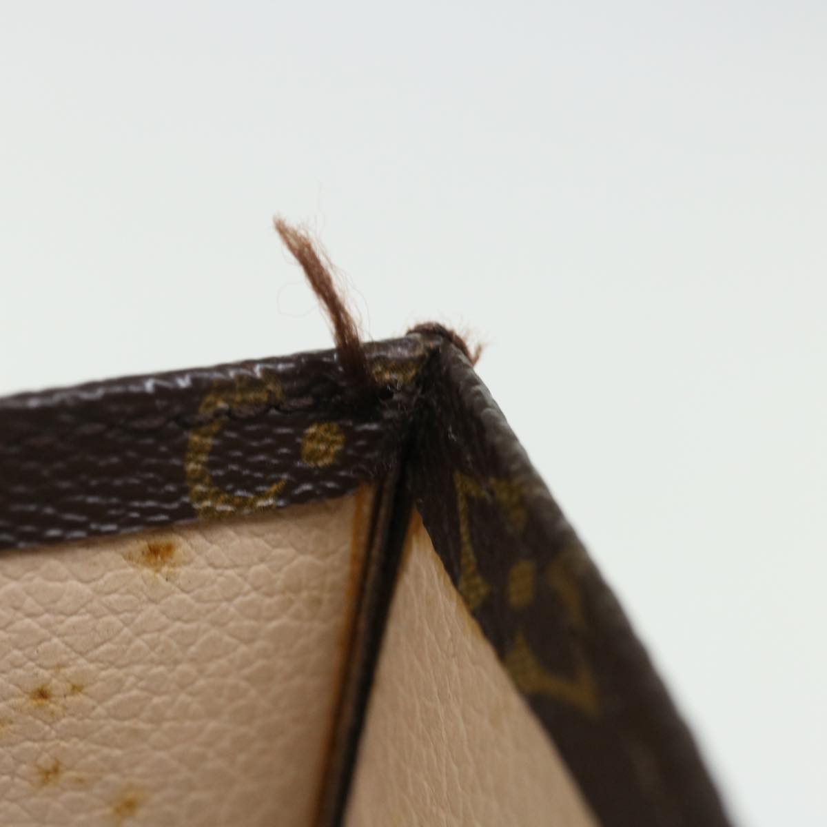 LOUIS VUITTON Monogram Sac Plat Hand Bag M51140 LV 72680