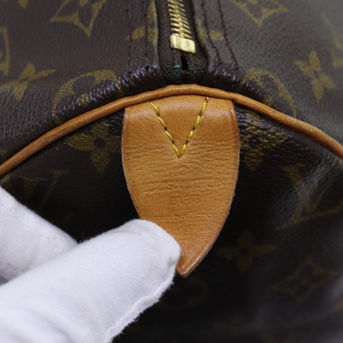 LOUIS VUITTON Monogram Speedy 30 Hand Bag M41526 LV 72685