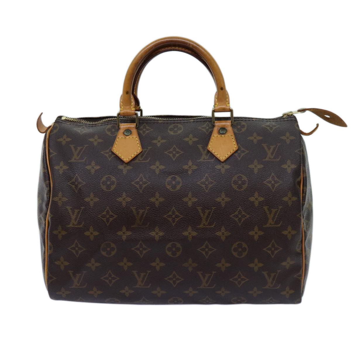 LOUIS VUITTON Monogram Speedy 30 Hand Bag M41526 LV 72685