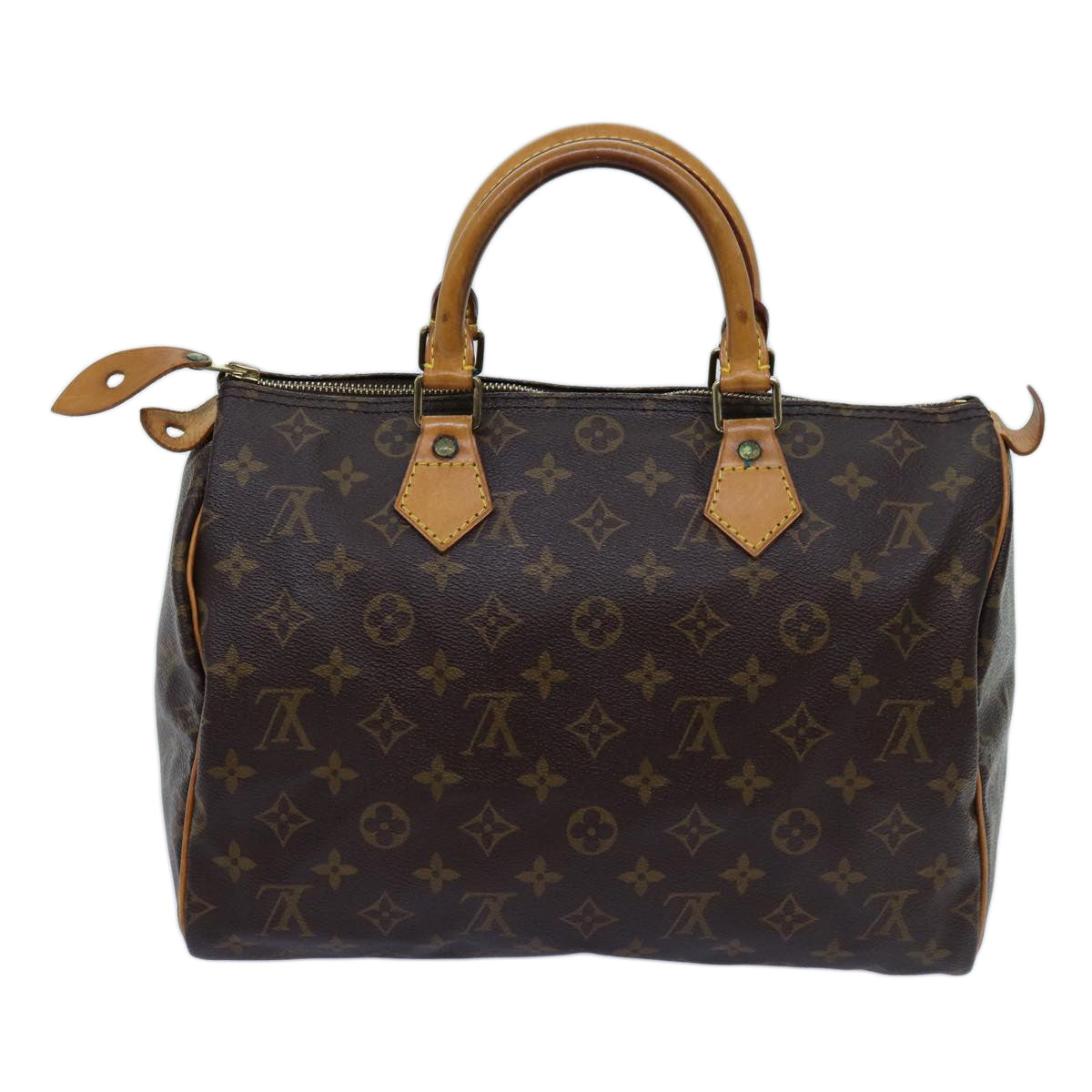 LOUIS VUITTON Monogram Speedy 30 Hand Bag M41526 LV 72685