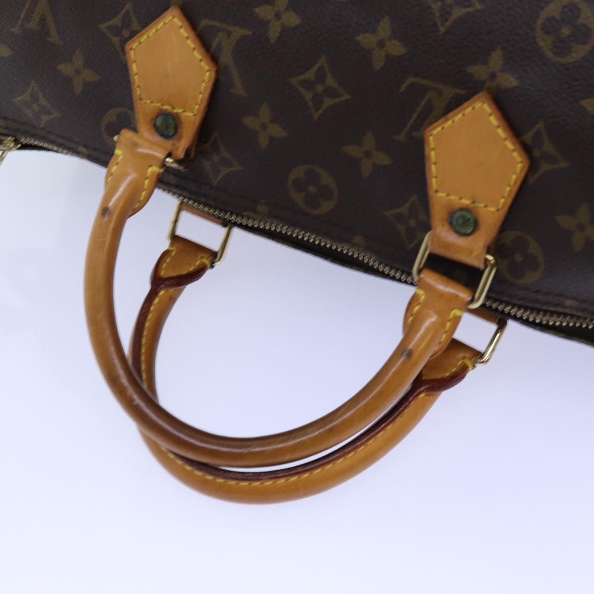 LOUIS VUITTON Monogram Speedy 30 Hand Bag M41526 LV 72685