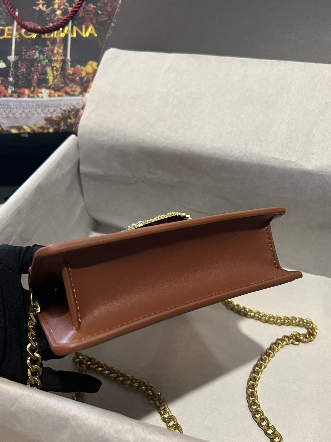 GLAMI Small Devotion Bag In Plain Brown For Women 7.5in/19cm GLAMI