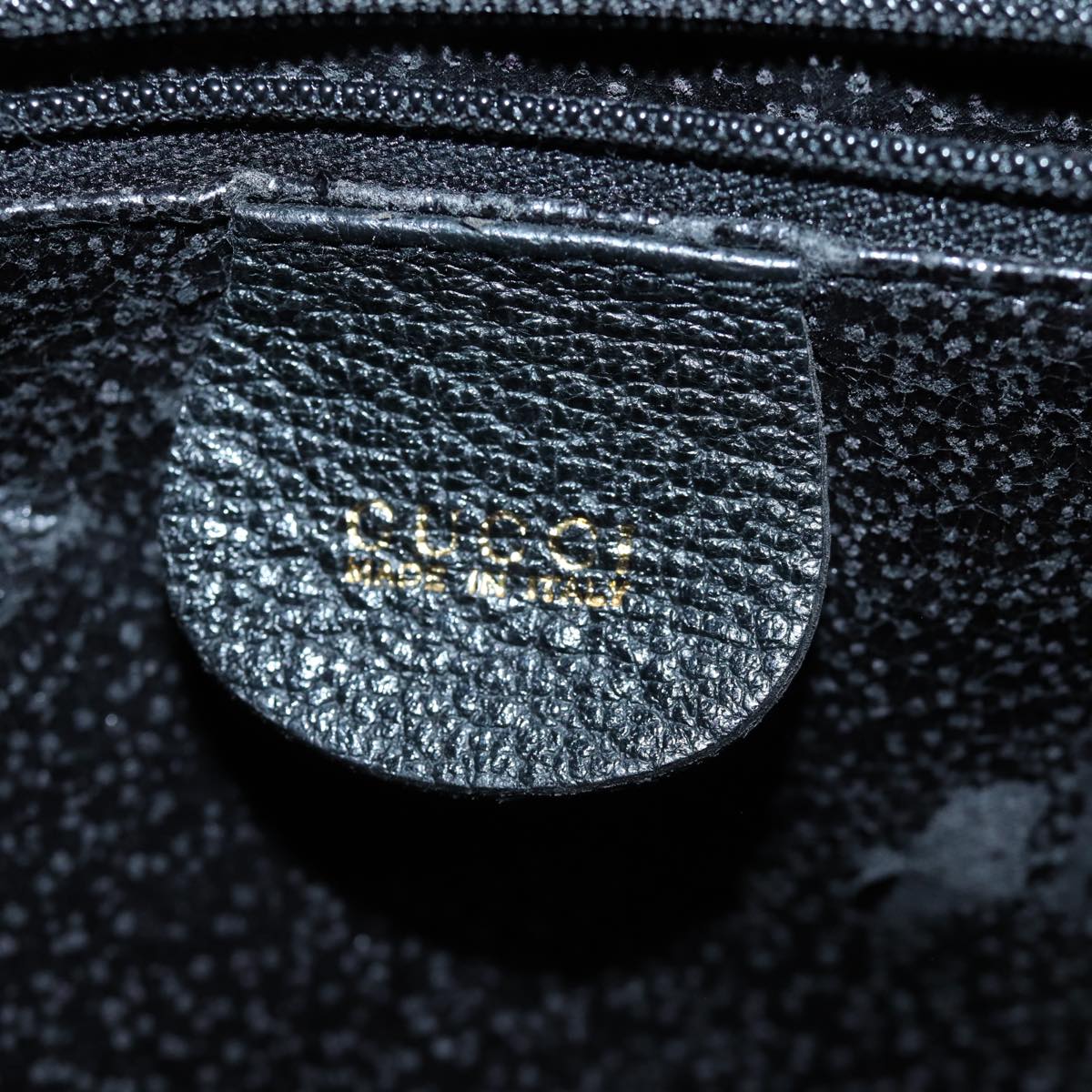 GUCCI Bamboo Hand Bag Suede Black 002 853 0260 72721