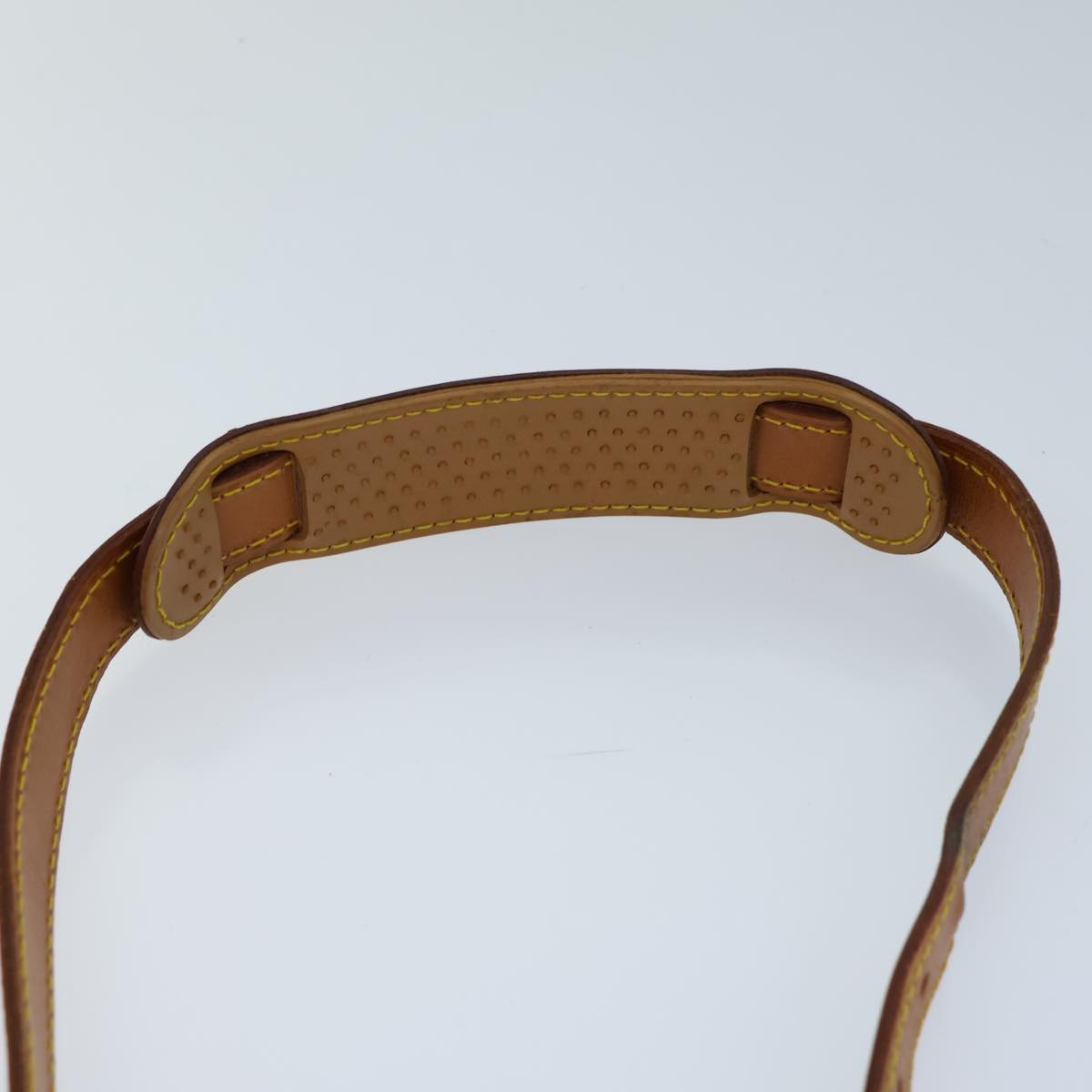 LOUIS VUITTON Adjustable Shoulder Strap Leather 36.6""-43.7"" Beige 72732