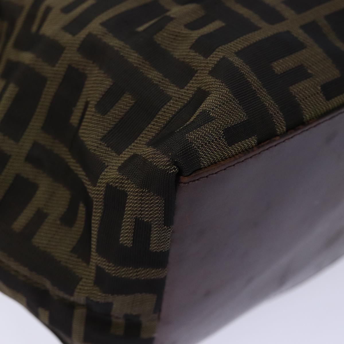 FENDI Zucca Canvas Tote Bag Brown 72779