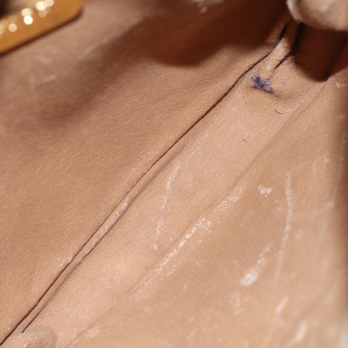 GUCCI GG PLUS Canvas Shoulder Bag PVC Beige 72812