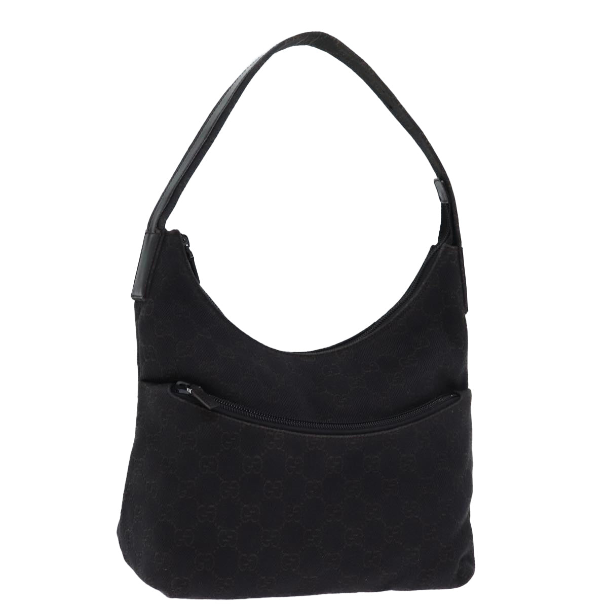GUCCI GG Canvas Shoulder Bag Outlet Black 105649 72837