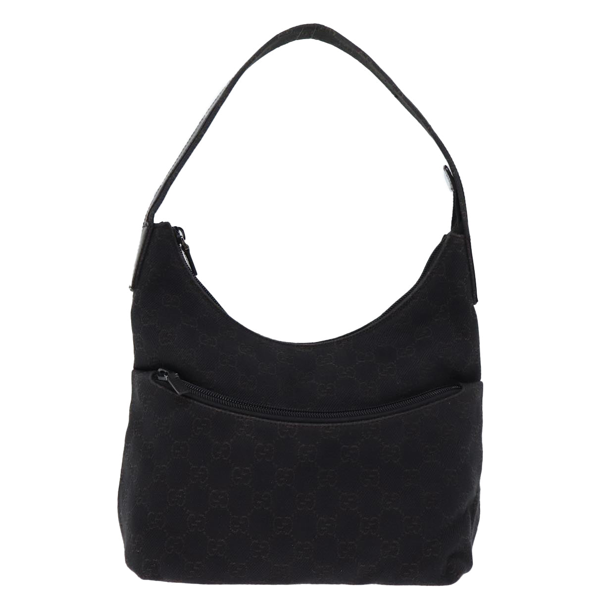 GUCCI GG Canvas Shoulder Bag Outlet Black 105649 72837