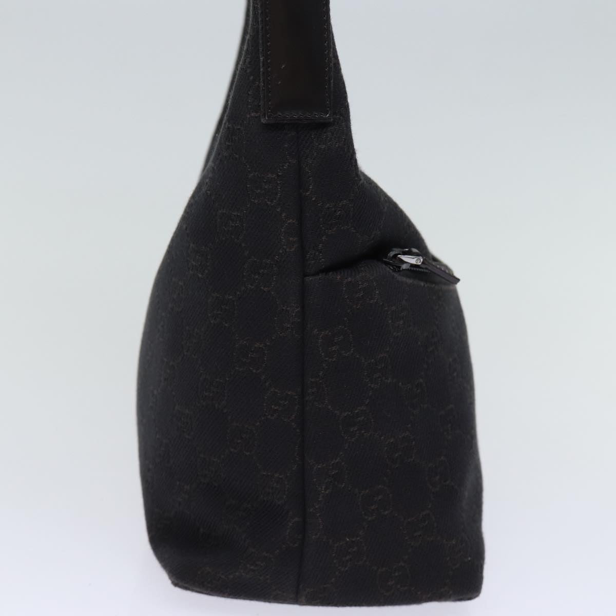 GUCCI GG Canvas Shoulder Bag Outlet Black 105649 72837