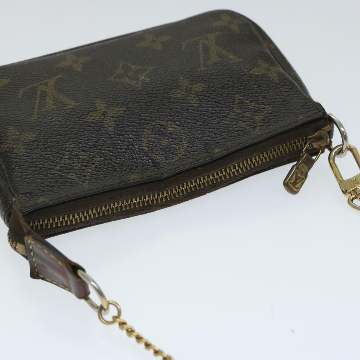 LOUIS VUITTON Monogram Mini Pochette Accessoires Pouch M58009 LV 72906
