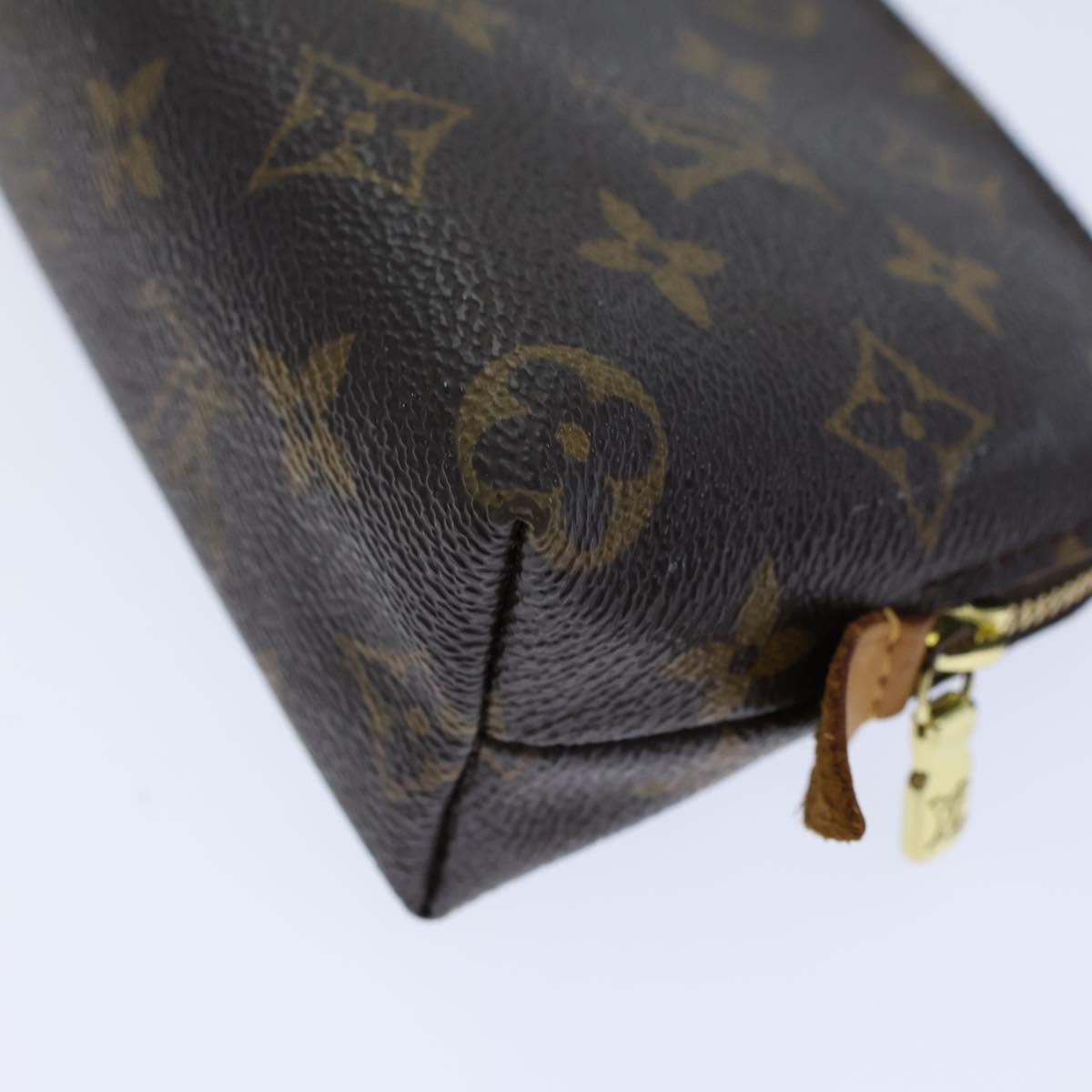 LOUIS VUITTON Monogram Pochette Cosmetic PM Cosmetic Pouch M47515 LV 72907