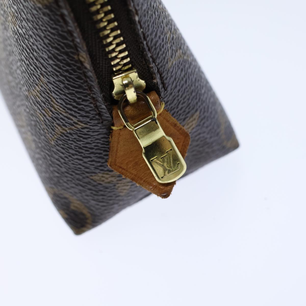 LOUIS VUITTON Monogram Pochette Cosmetic PM Cosmetic Pouch M47515 LV 72907