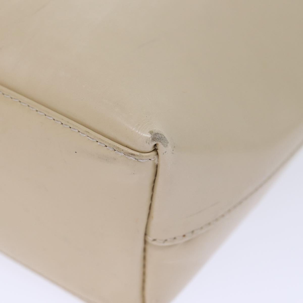 GUCCI Hand Bag Patent leather Beige 72962