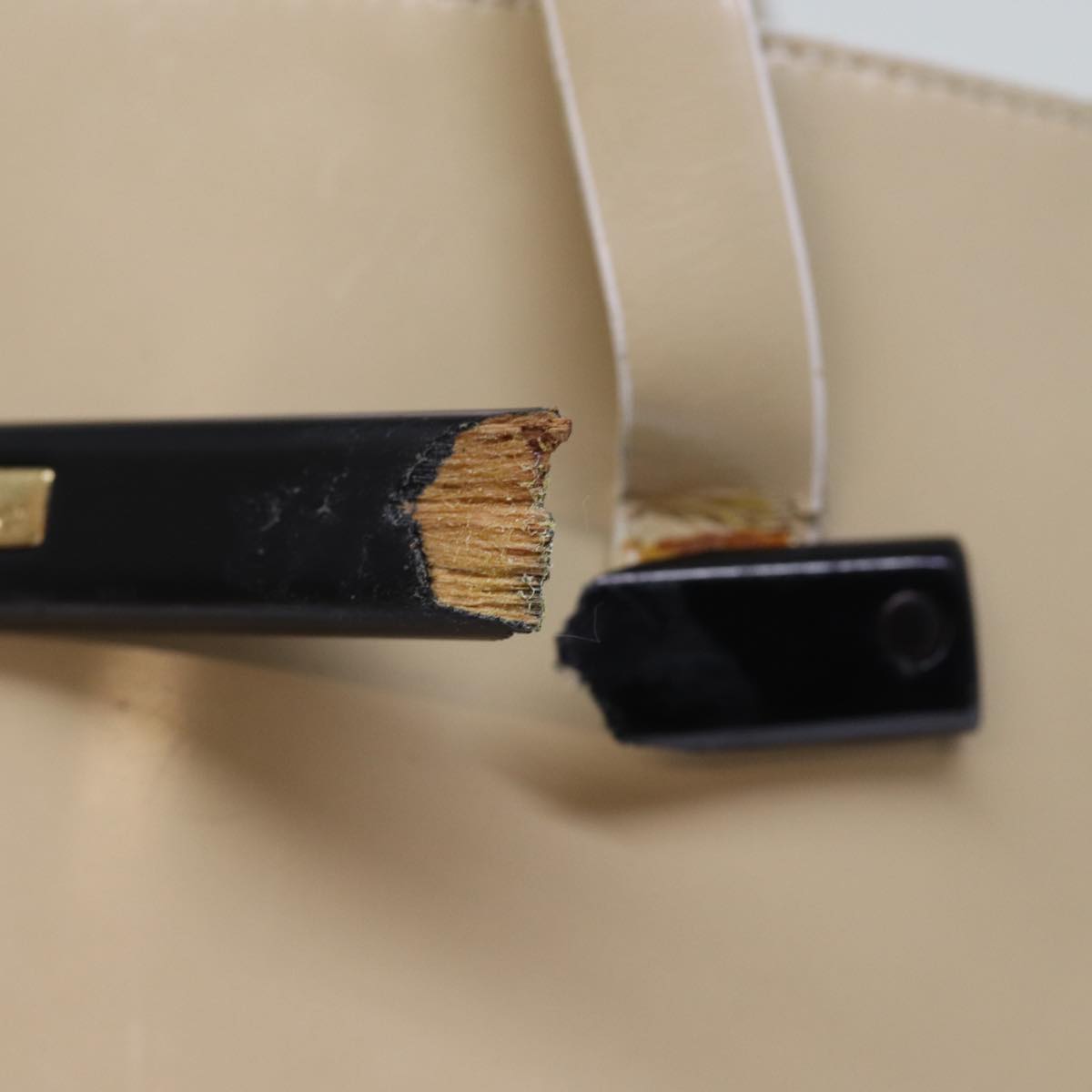 GUCCI Hand Bag Patent leather Beige 72962