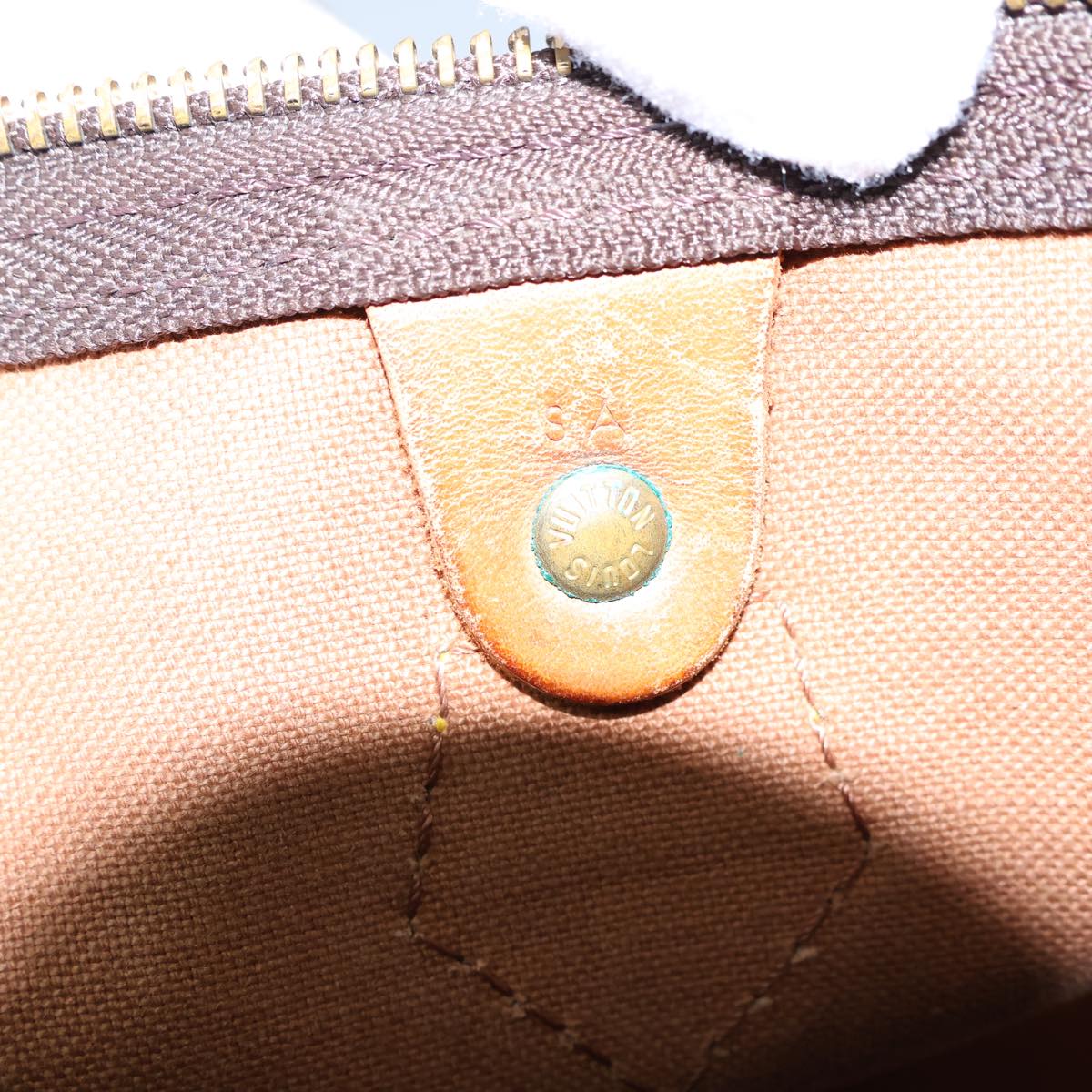 LOUIS VUITTON Monogram Speedy 30 Hand Bag M41526 LV 72973