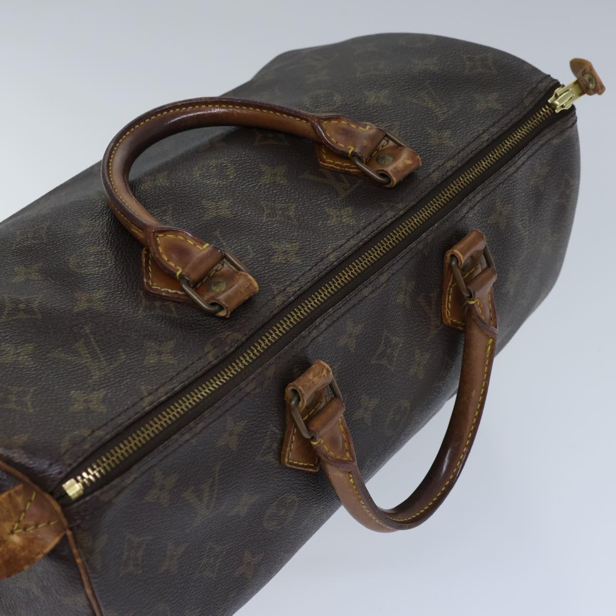 LOUIS VUITTON Monogram Speedy 30 Hand Bag M41526 LV 72973