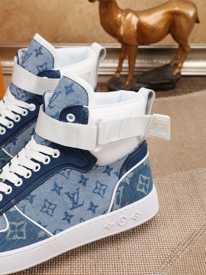 GLM - LUV High Top Blue Sneaker