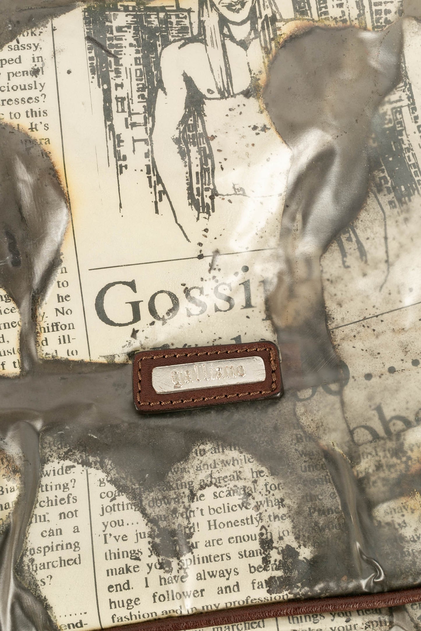 Sac "journal" Galliano