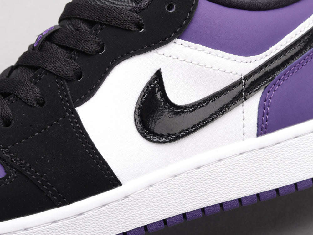 GLM - AJ1 Black and purple toes