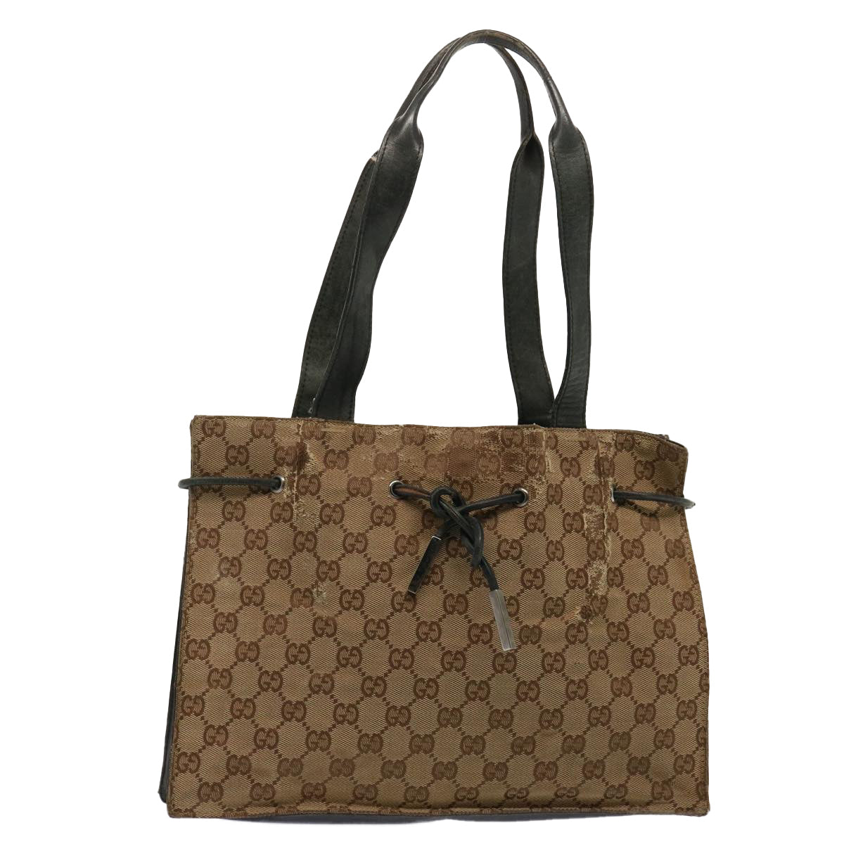 GUCCI GG Canvas Hand Bag Beige 002 1053 3754 73114