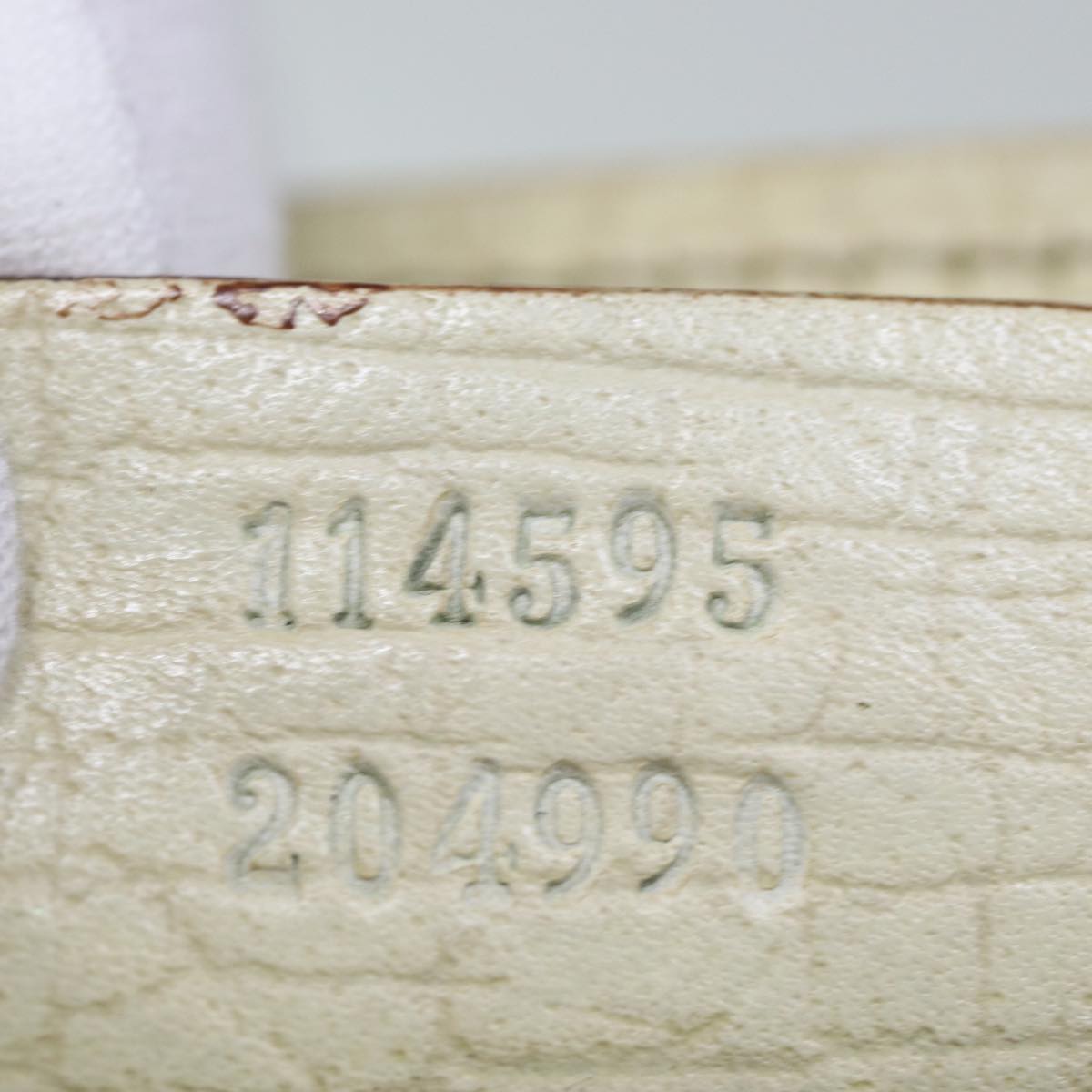 GUCCI GG Canvas Tote Bag PVC Beige 114595 73116