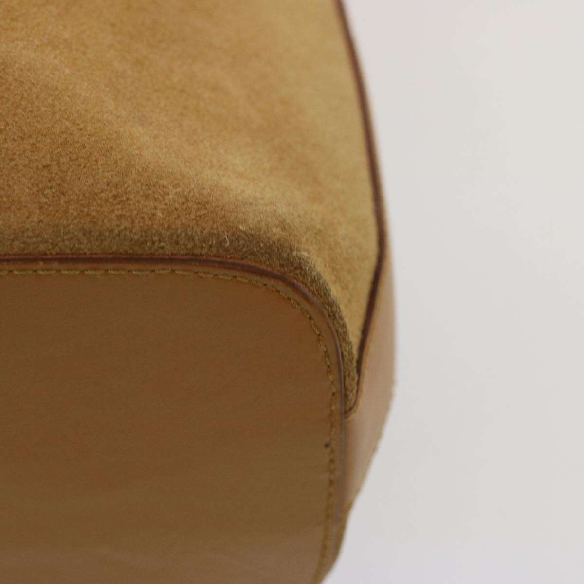 GUCCI Shoulder Bag Suede Brown 001 3814 73124
