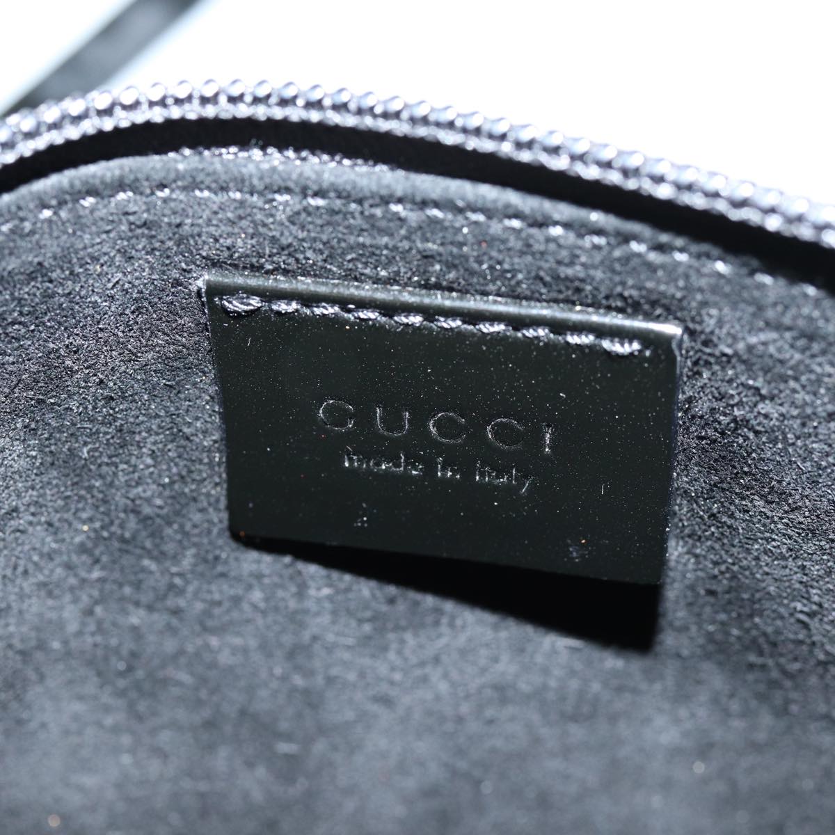 GUCCI Shoulder Bag Patent leather Black 73146