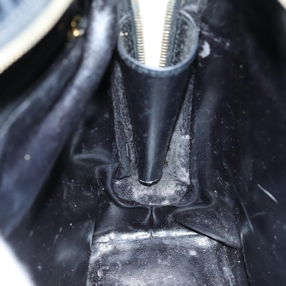 GUCCI Shoulder Bag Patent leather Black 001 090 1649 73156