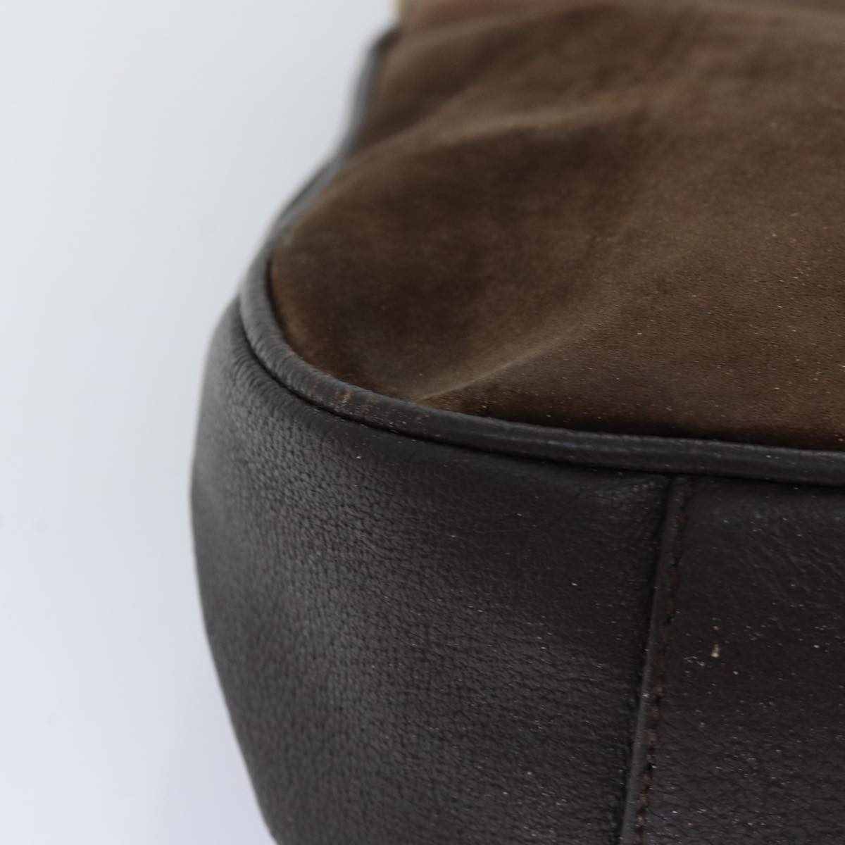 GUCCI Bamboo Shoulder Bag Leather 2way Brown 001 1781 1577 73162